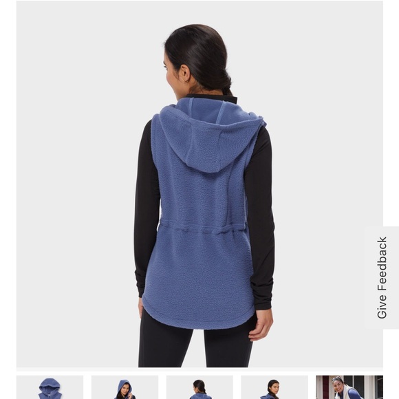 NWT Dusk Blue Sleeveless Fleece Vest - Duluth Trading Co. - Medium - Picture 3 of 8